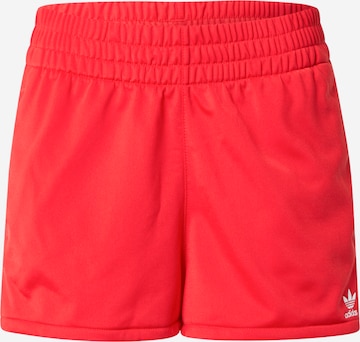 Regular Pantalon '3-Stripes' ADIDAS ORIGINALS en rouge : devant