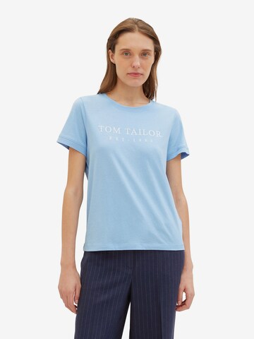 T-shirt TOM TAILOR en bleu : devant