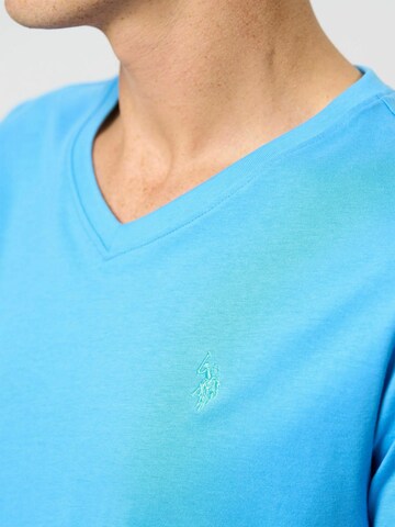 U.S. POLO ASSN. T-Shirt 'Cem' in Blau