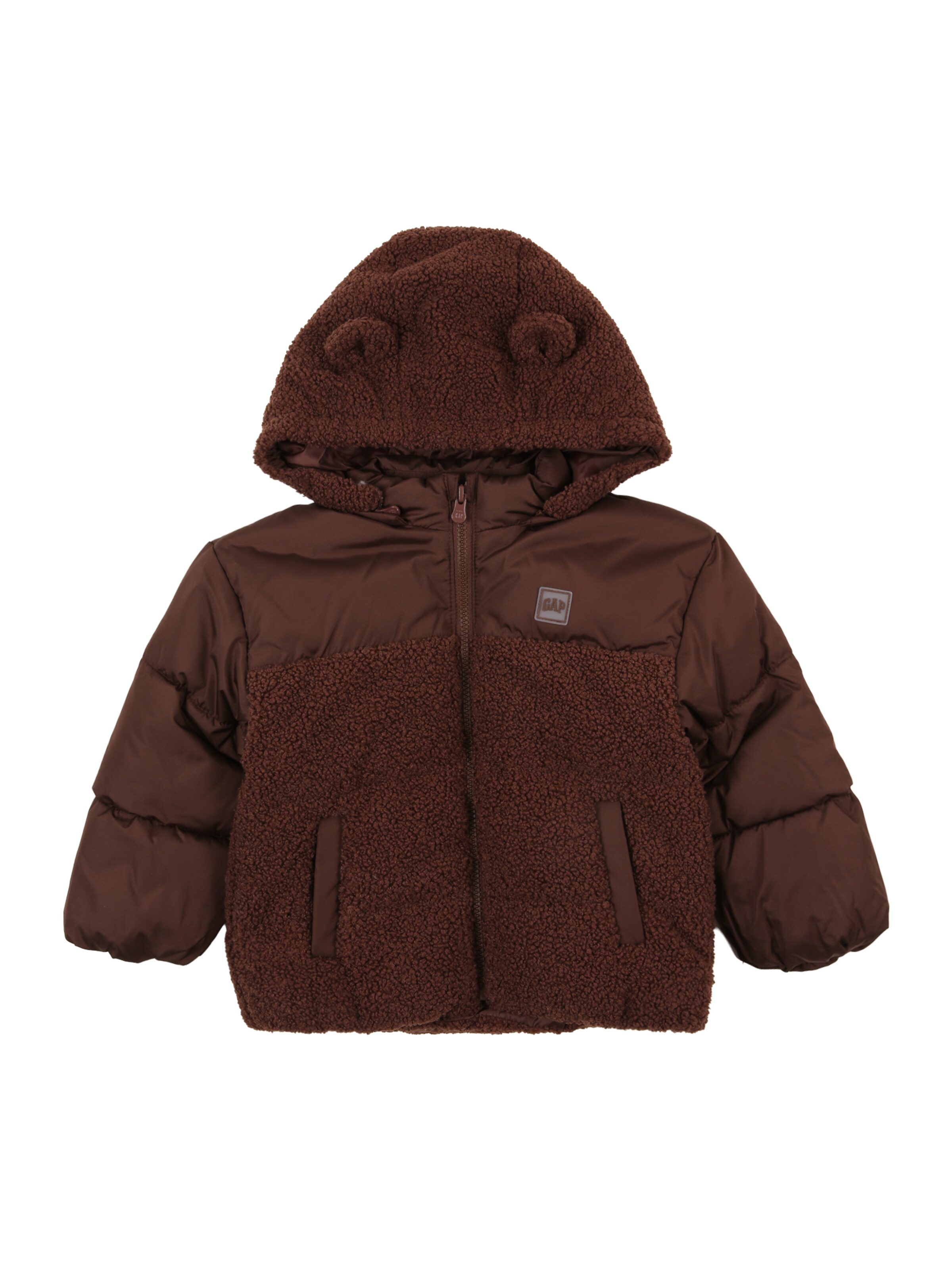 GAP Kurtka przejściowa w kolorze brązowy: przód