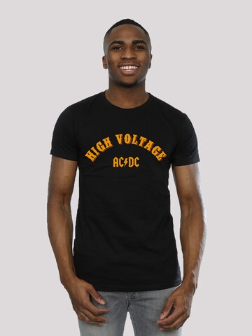 T-Shirt 'ACDC' F4NT4STIC en noir : devant