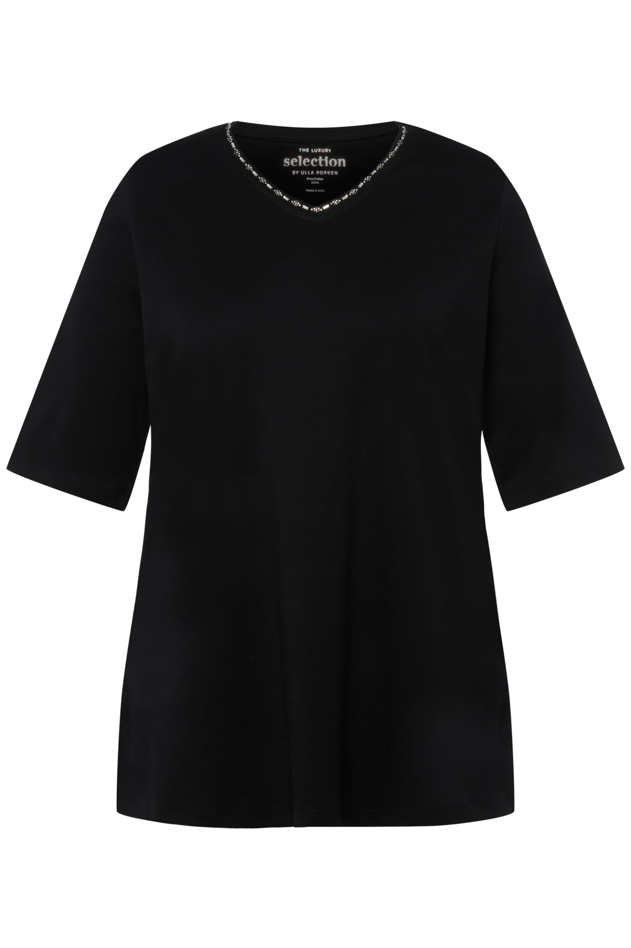 Ulla Popken Shirt in Black: front