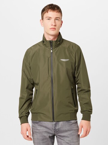 Hackett London Демисезонная куртка в Зеленый: спереди