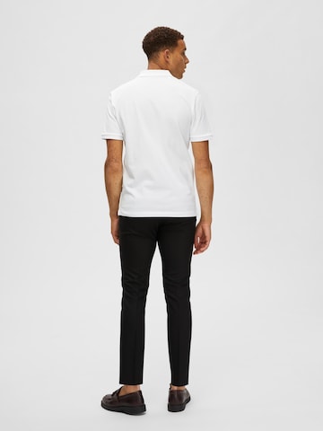 SELECTED HOMME Poloshirt 'Dante' in Weiß