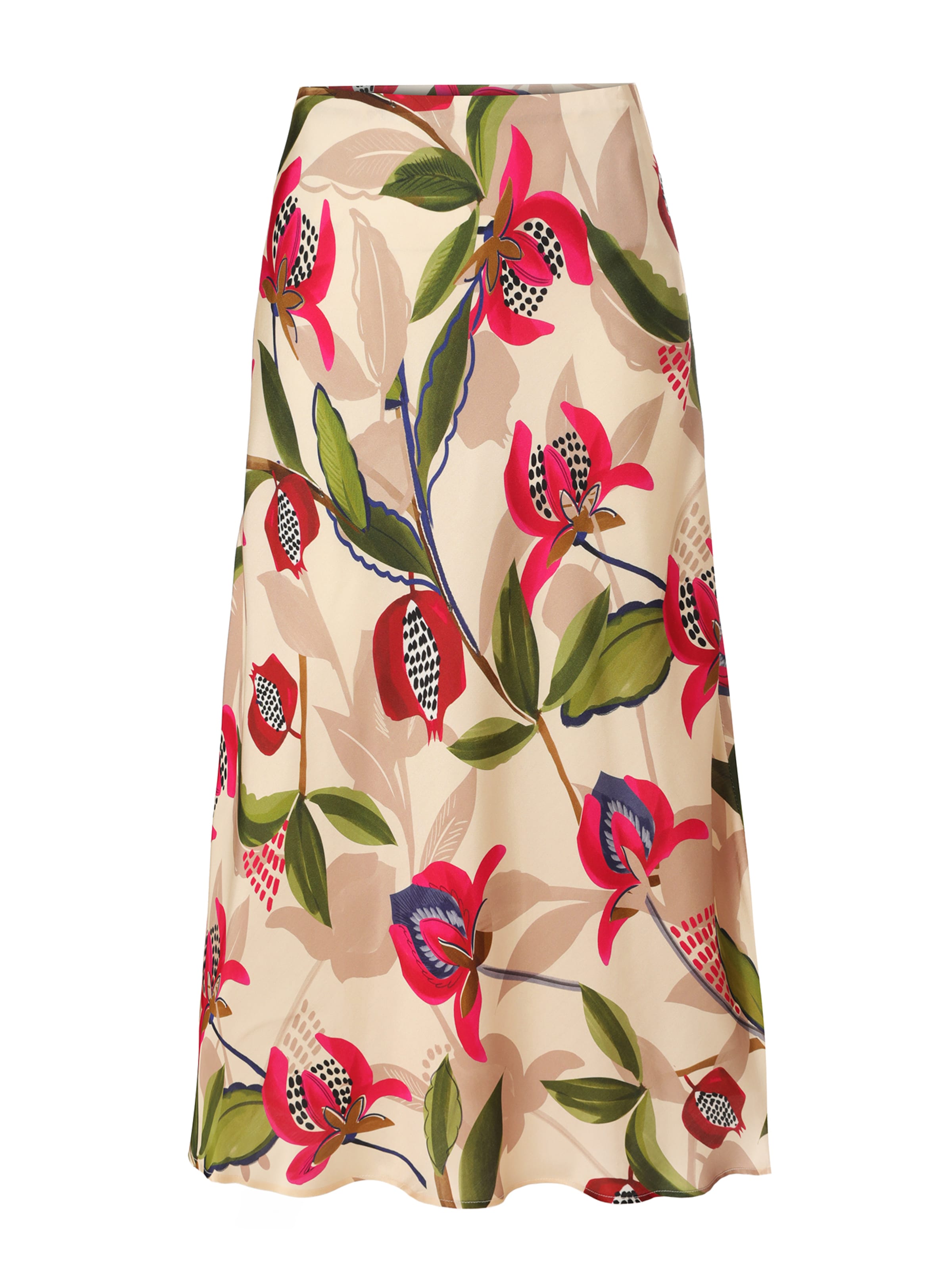 Fustă 'Satini6' de la TATUUM pe bej: față