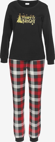 LASCANA Pajama in Black: front