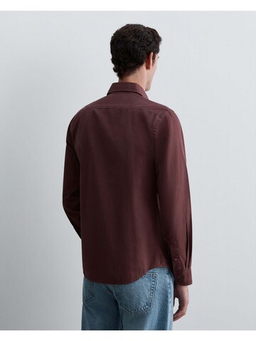 Coupe regular Chemise ' ' Scalpers en rouge : derrière