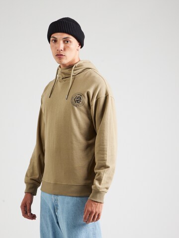 INDICODE JEANS Sweatshirt 'Silmore' in Grün: Vorderseite