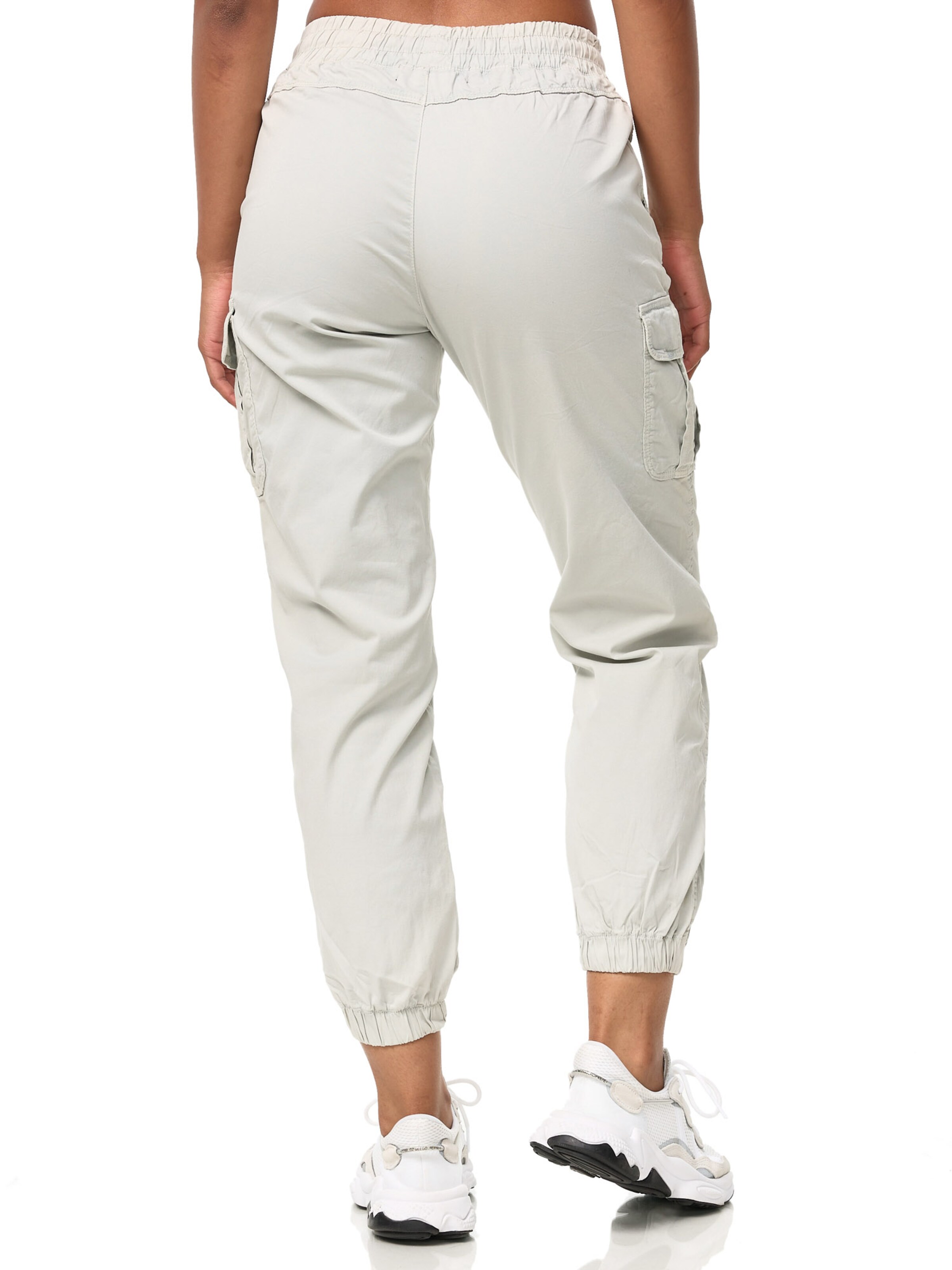 Tazzio Tapered Cargobroek 'F600' in Grijs