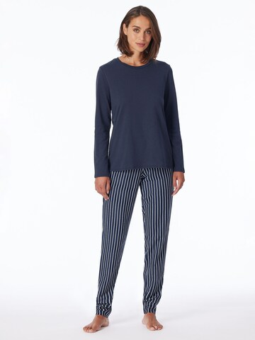 Pyjama ' UNCOVER Nightwear ' SCHIESSER en bleu