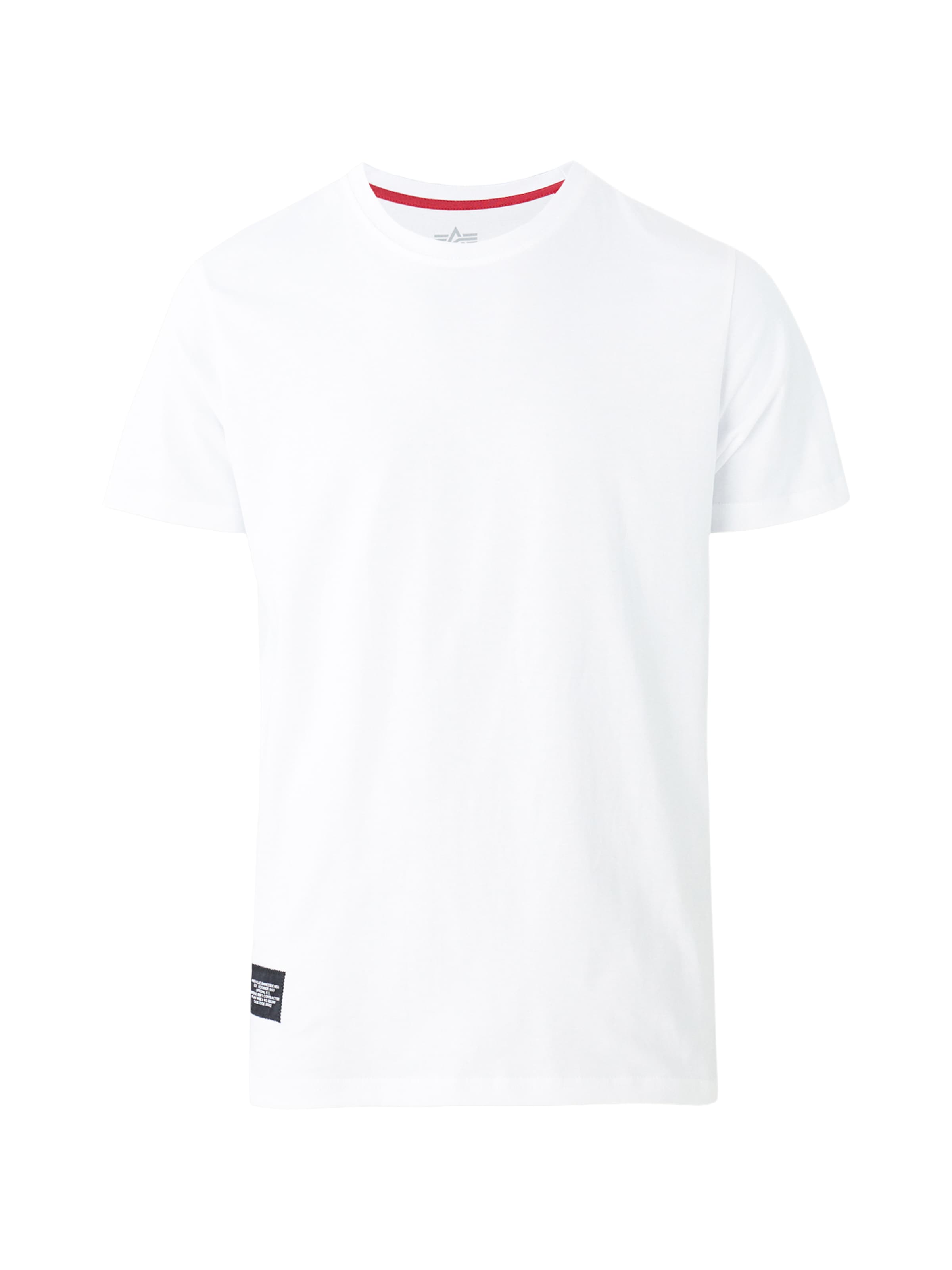 ALPHA INDUSTRIES Shirt in White: front