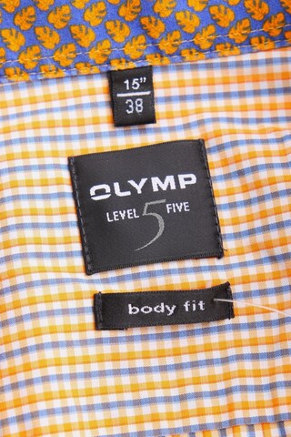 OLYMP Button Up Shirt in S in Orange