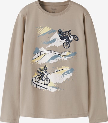 NAME IT Shirt 'NKMVUX' in Beige: front