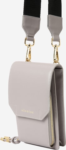 Maison Hēroïne Crossbody Bag 'Kaia' in Grey: front