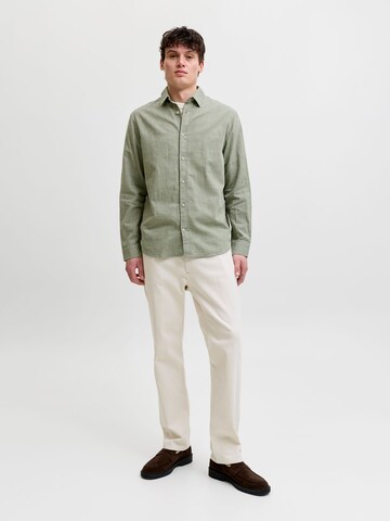 JACK & JONES Средняя посадка Рубашка 'JJESummer' в Зеленый