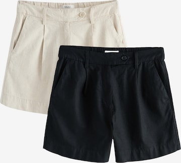 smėlio Next Standartinis Klostuotos kelnės 'Rich': priekis