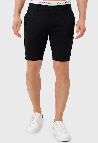 INDICODE JEANS Regular Shorts 'Aalborg' in Schwarz: predná strana