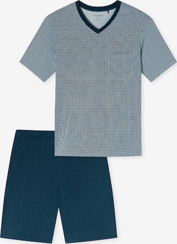 Pyjama court ' Comfort Nightwear ' SCHIESSER en bleu : devant