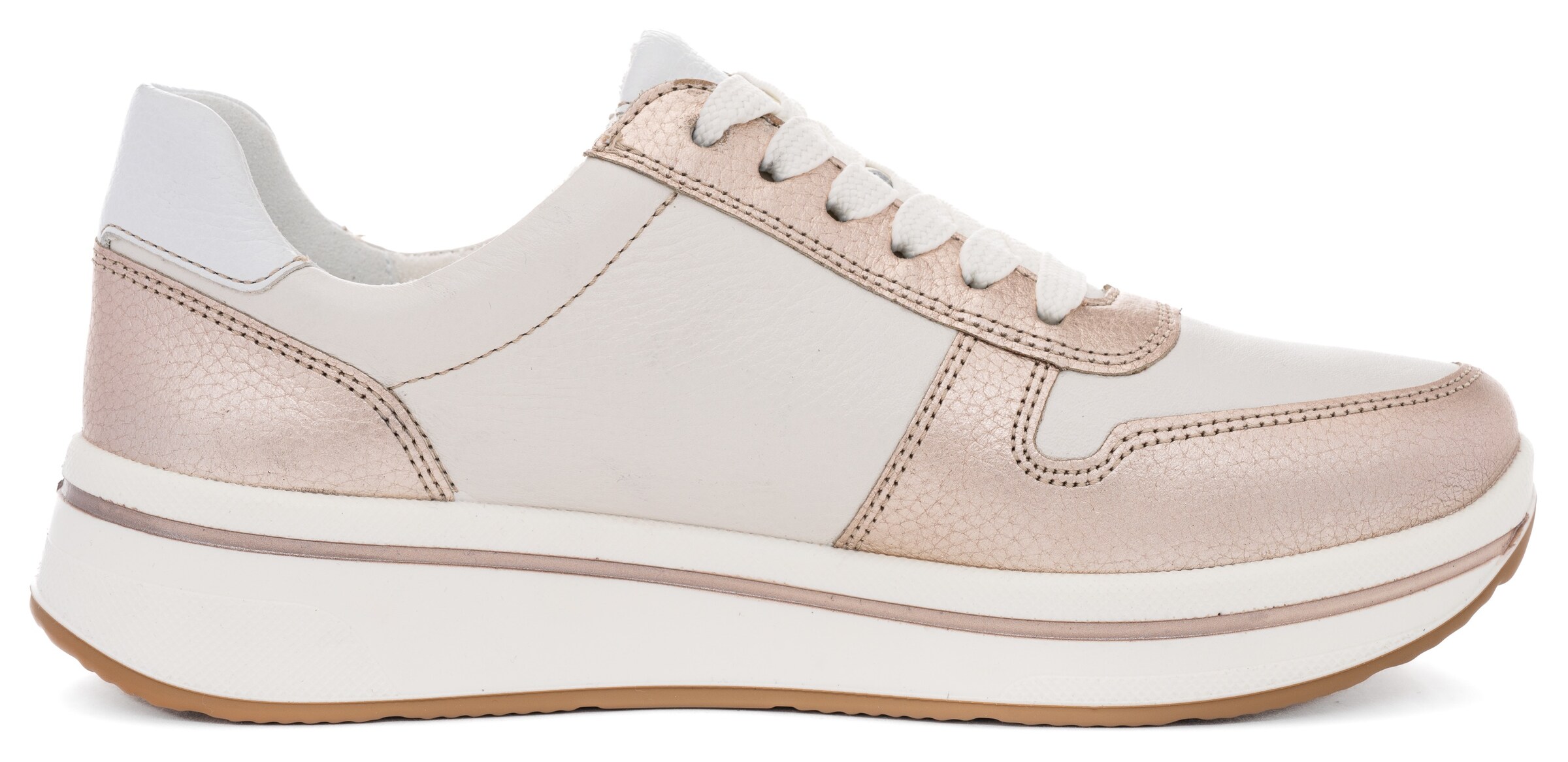 ARA Platform trainers in Beige