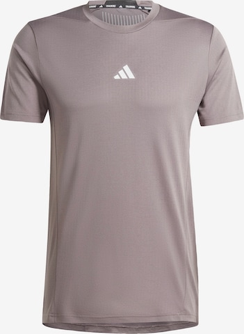 ADIDAS PERFORMANCE Performance Shirt 'Designed for Training' in Grey: front