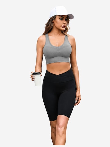 AOTTORI Bralette Sports Bra in Grey