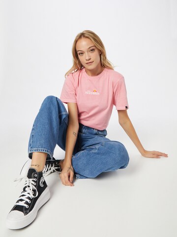 ELLESSE T-Shirt 'Annatto' in Pink