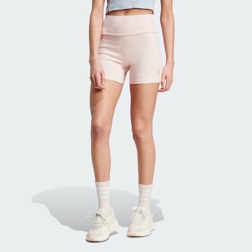 ADIDAS SPORTSWEAR Skinny Shorts in Pink: predná strana