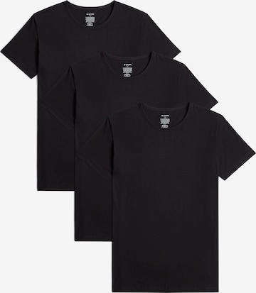 G-STAR Shirt 'T-Shirt Crew 3-Pack' in Black: front