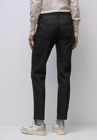 STREET ONE Slim fit Pants 'Yulius' in Black