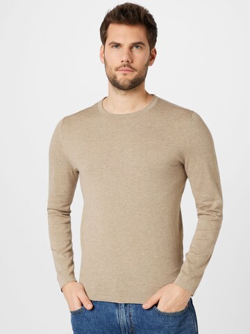 OLYMP Pullover in Beige: predná strana