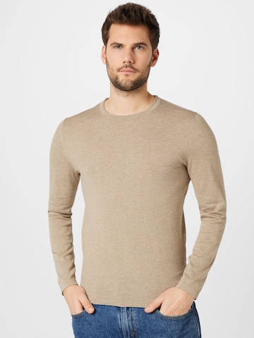 Pullover di OLYMP in beige: frontale