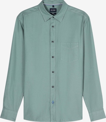 OLYMP - Camisa em verde: frente