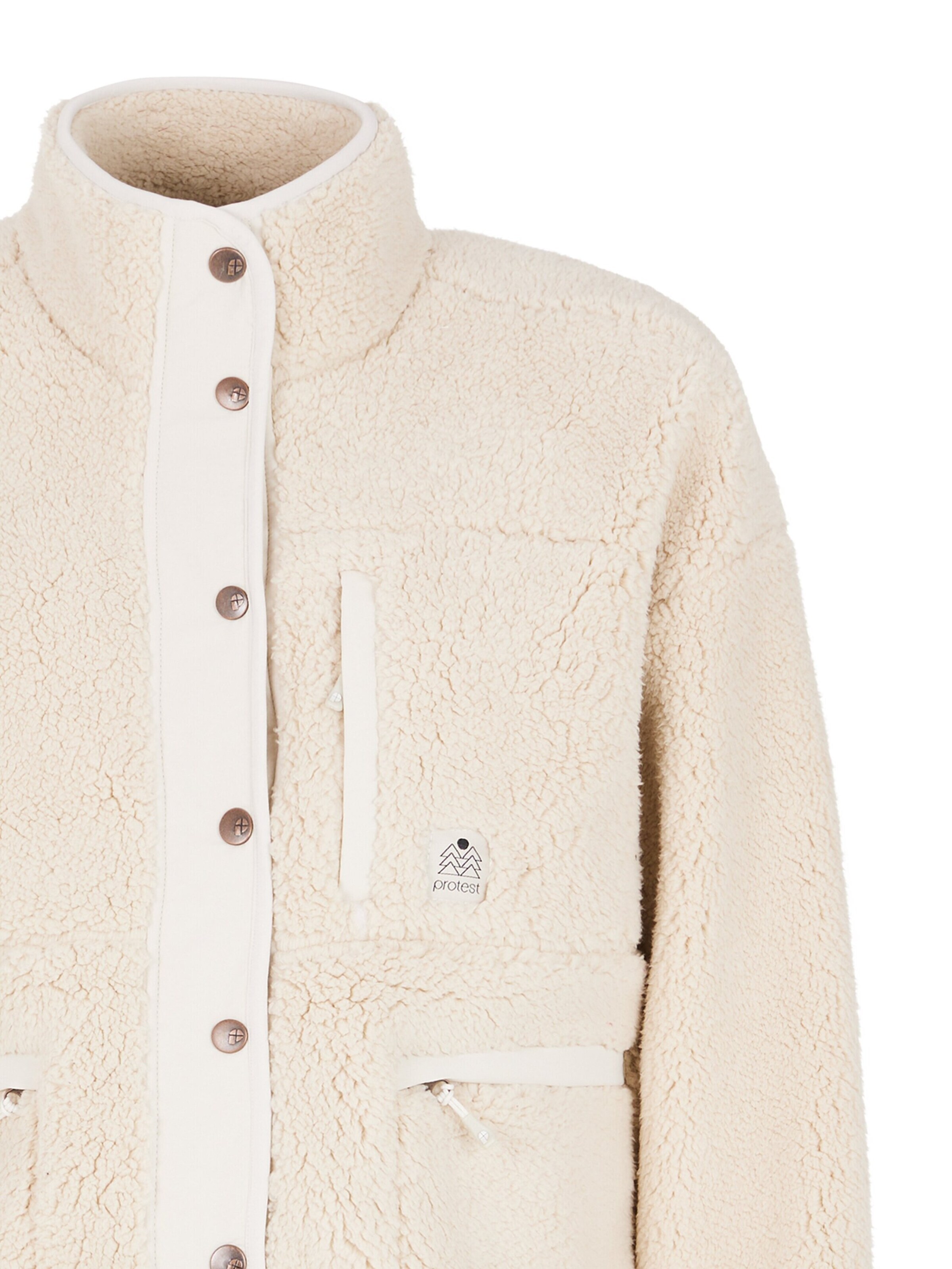 PROTEST Fleece jacket 'PRTLUX' in White
