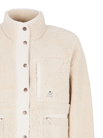 PROTEST Fleece jas 'PRTLUX' in Wit