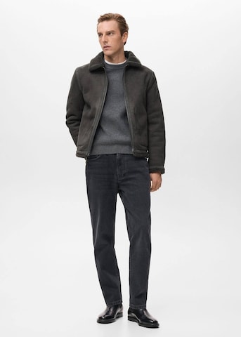 MANGO MAN Winter Jacket 'Idris' in Grey