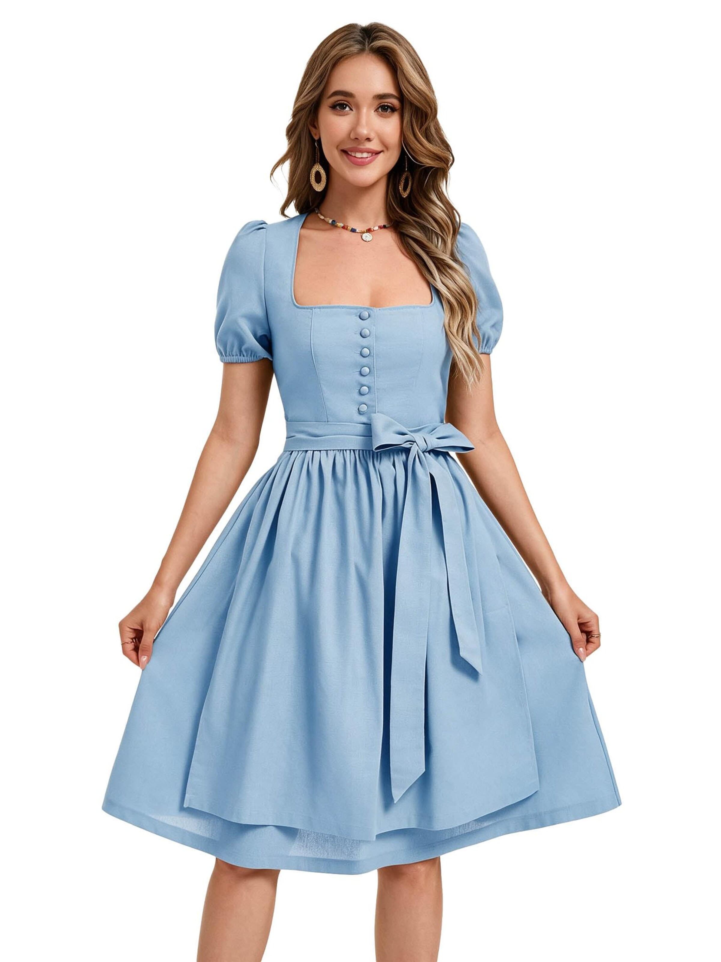 KoJooin Dirndl in Blue: front