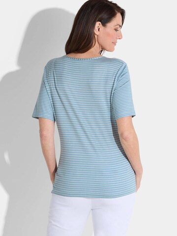 Goldner Shirt in Weiß