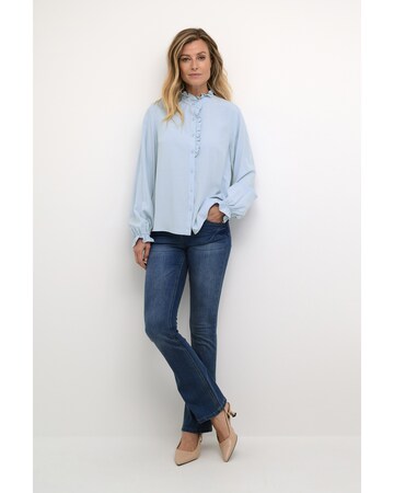 Cream Blouse 'Venea' in Blauw