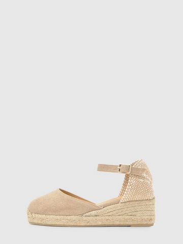 Castañer - Alpargatas 'Carol' en beige: frente