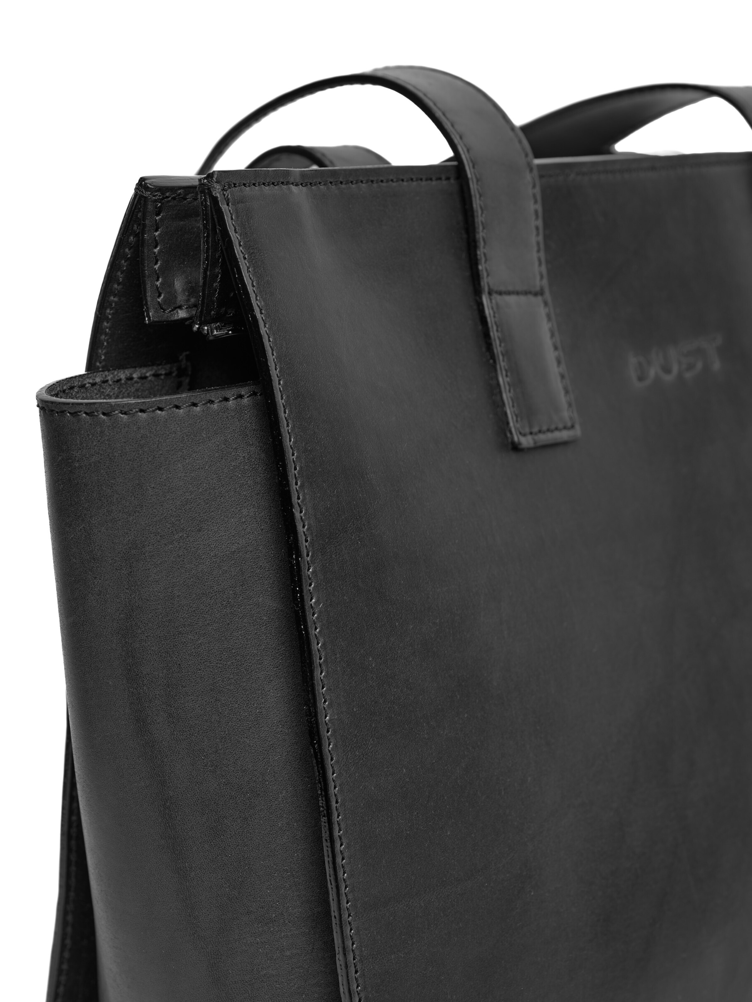 Cabas 'Leather Tote Black Aspen Collection' THE DUST COMPANY en noir