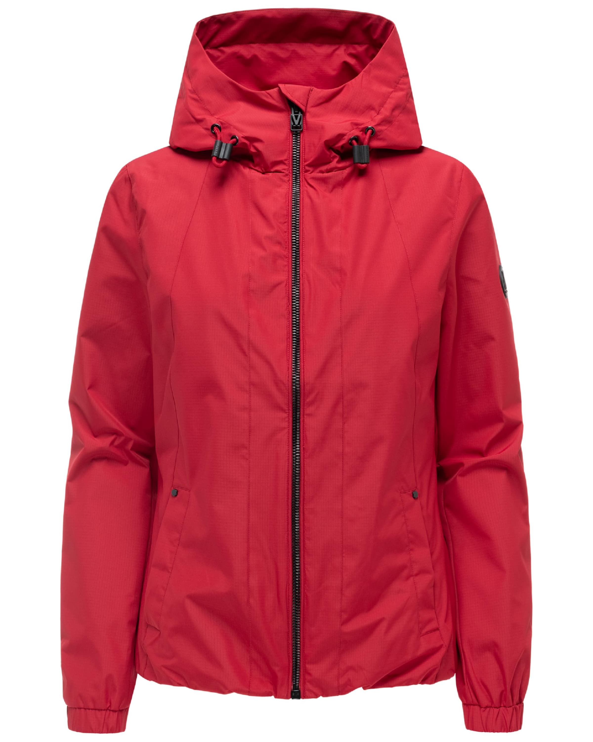 MARIKOO Between-season jacket 'Yoshikoo 16' in Red: front