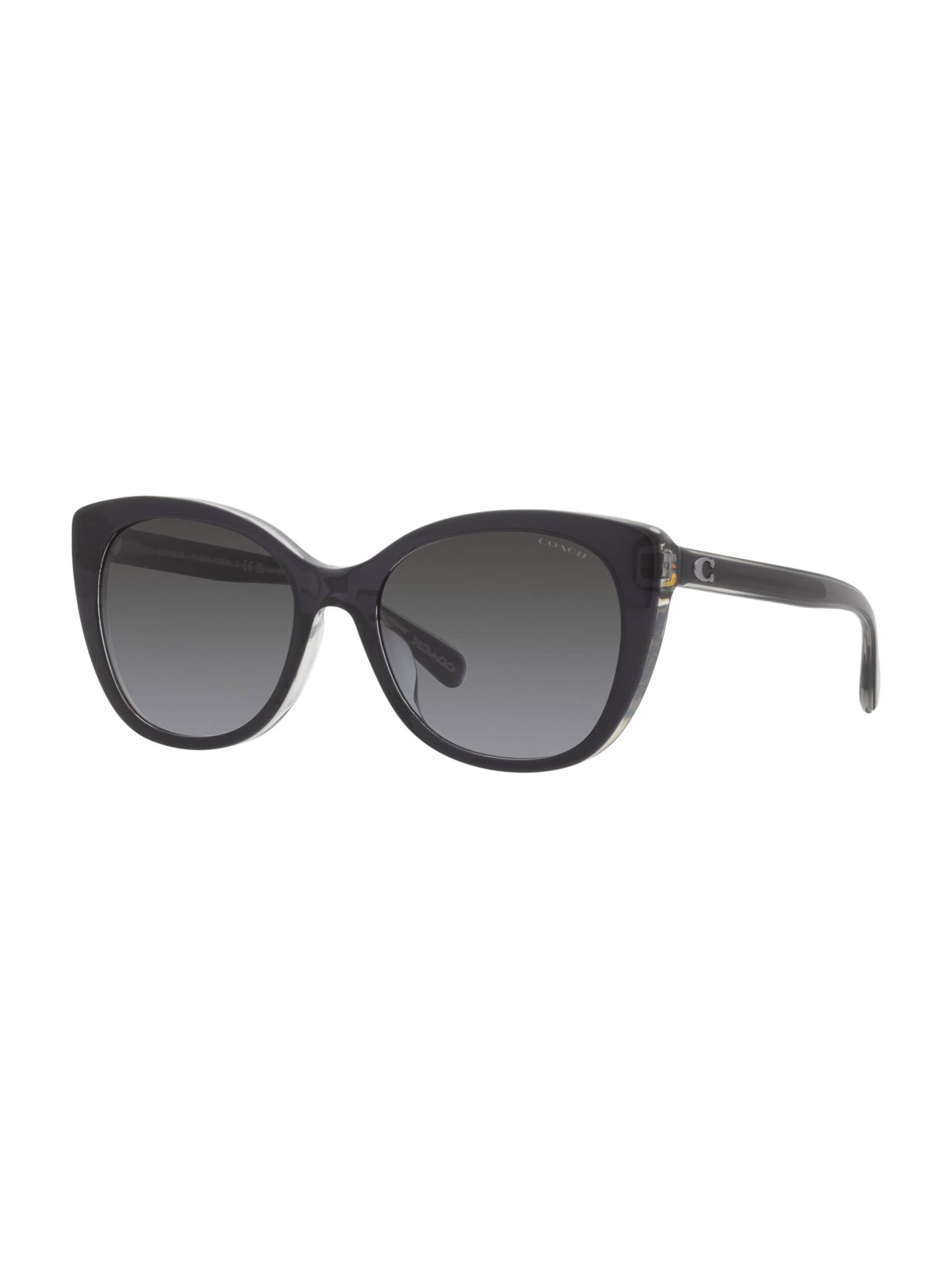 Lunettes de soleil COACH en noir : devant