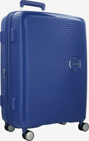 American Tourister Trolley 'Soundbox' in Blau