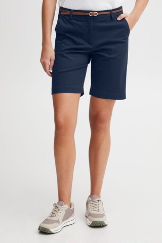 Oxmo Regular Chinohose 'Daney' in Blau: Vorderseite