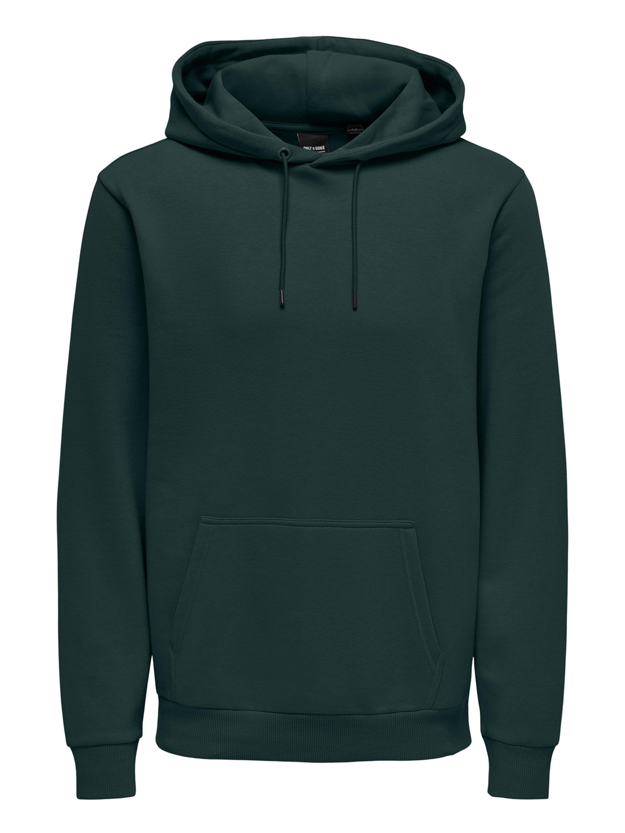 Only & Sons Sweatshirt 'ONSCeres' in dunkelgrün, Produktansicht