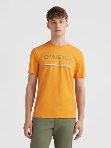 Maglietta 'Arrowhead' di O'NEILL in giallo: frontale