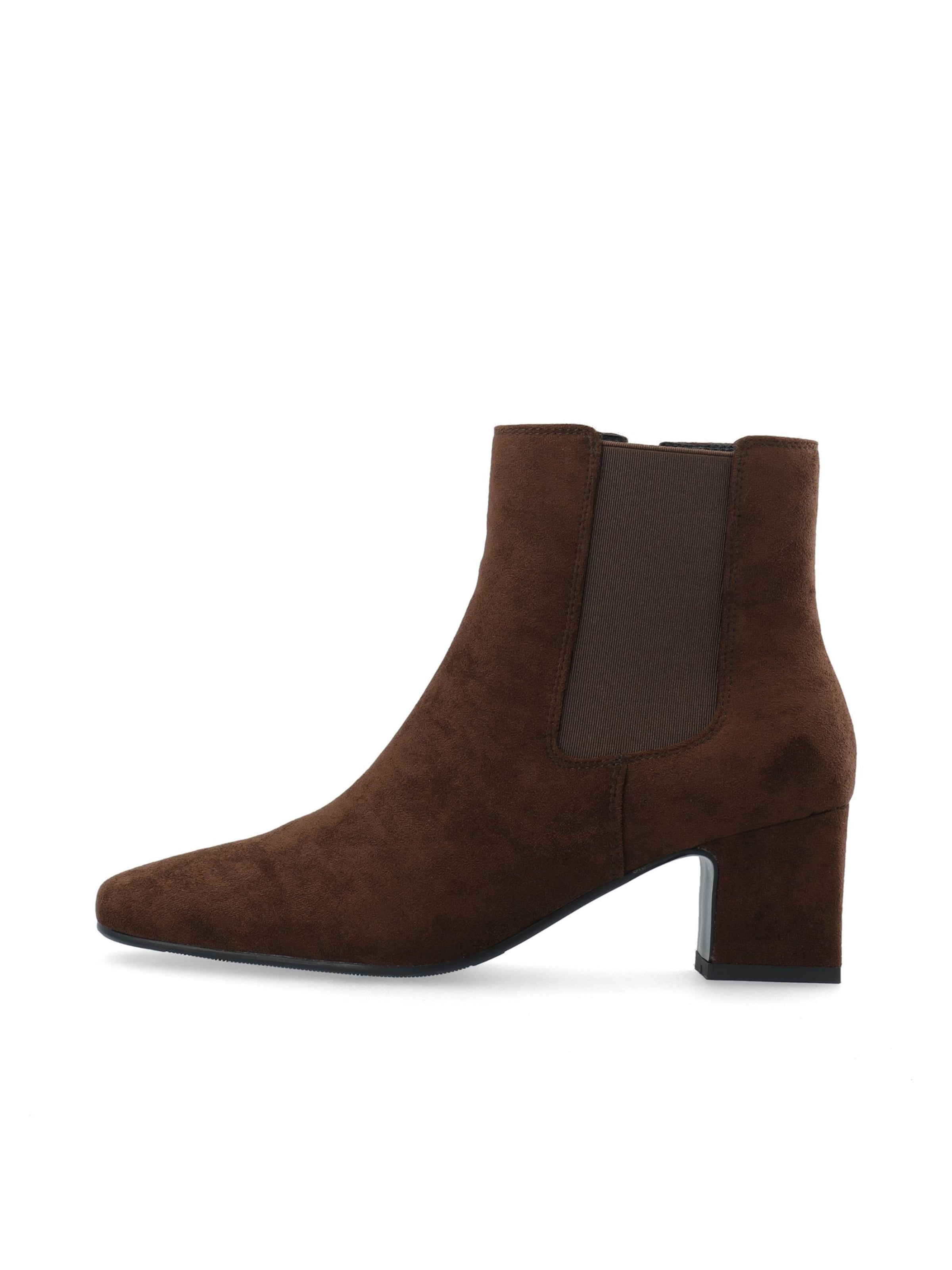 Bianco Chelsea Boots 'BETH' i brun: forside