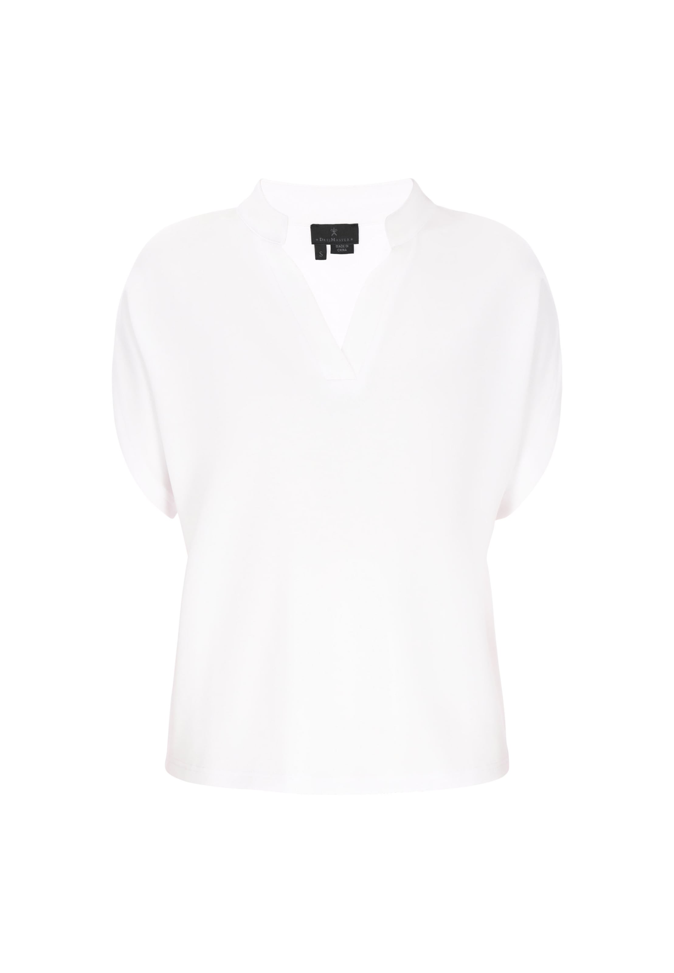 DreiMaster Klassik - Blusa 'Classic' em branco: frente