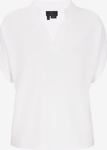 DreiMaster Klassik - Blusa 'Classic' em branco: frente