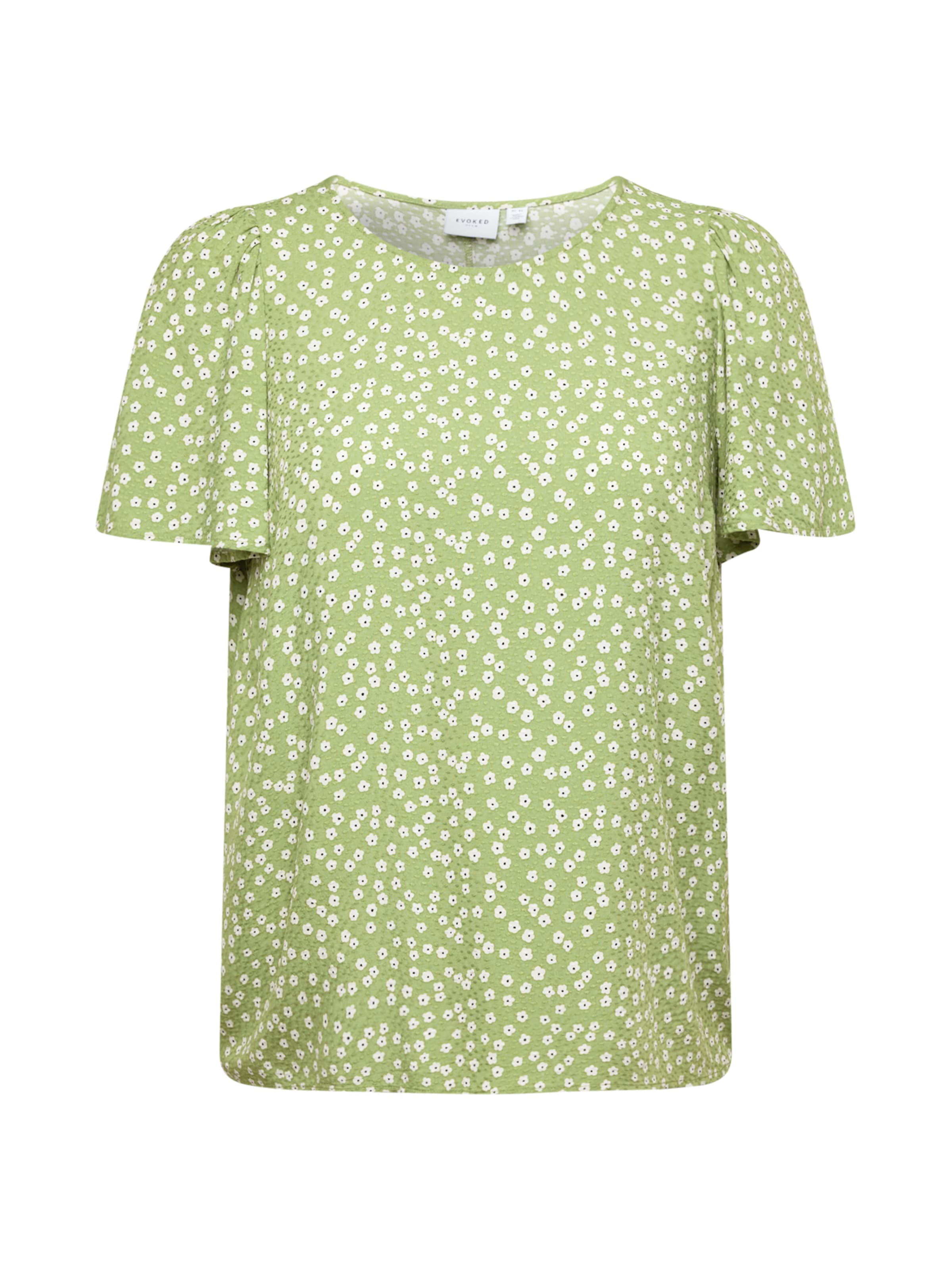 EVOKED Póló 'VICATIE' - zöld: elől